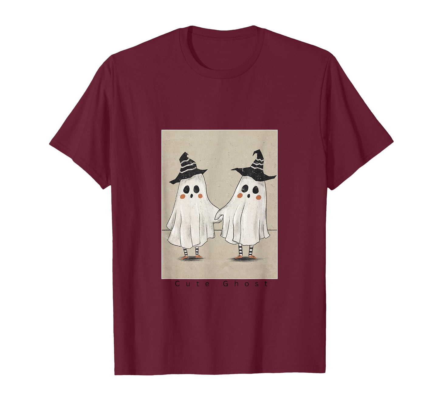 Cute Halloween Ghost Couple T-Shirt