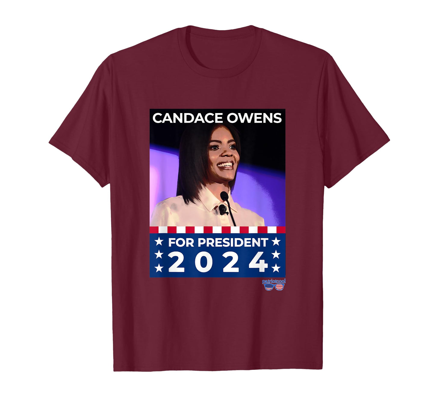 Candace Owens For President Patriotic Slogan Women Men T-Shirt