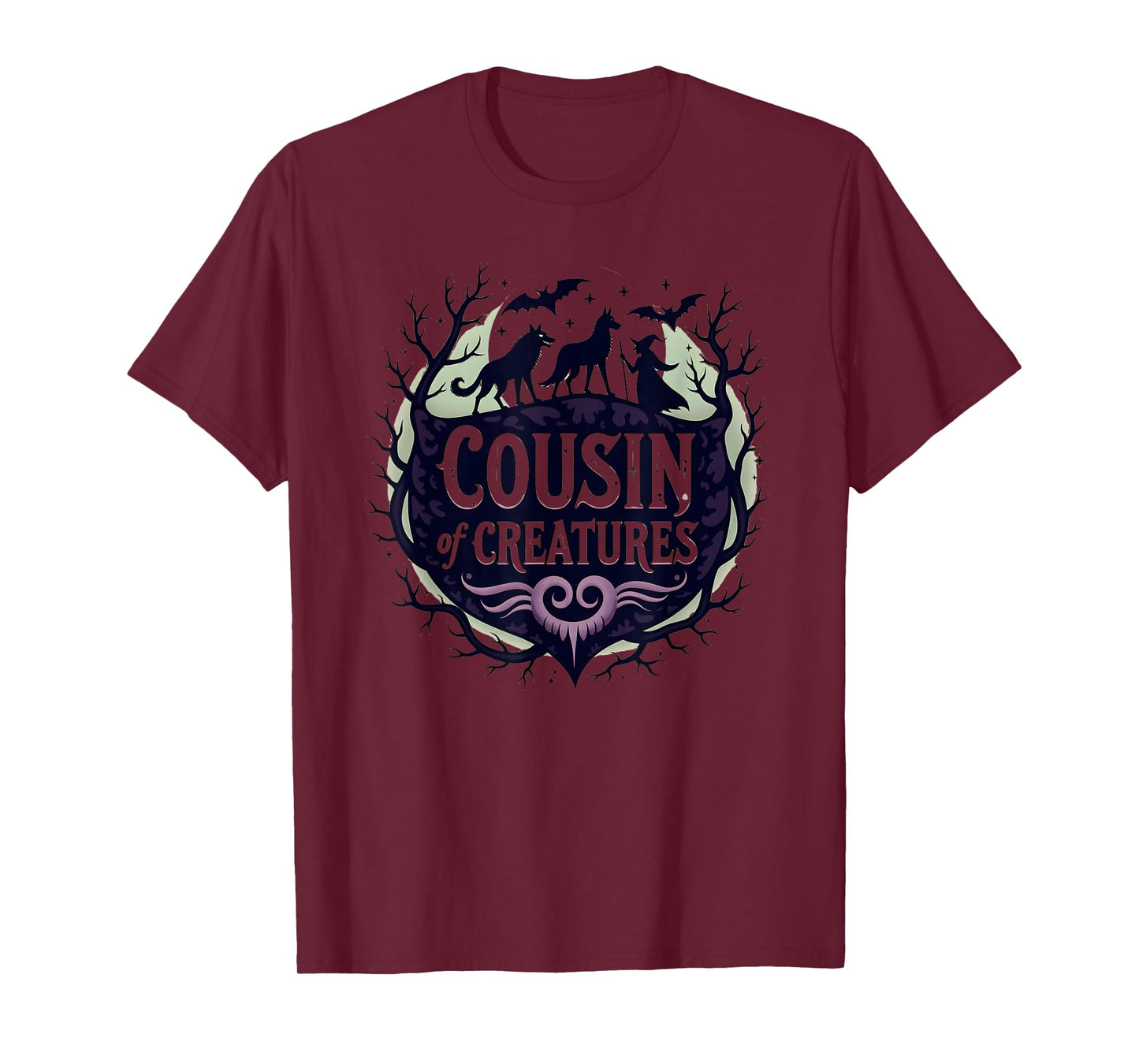 Halloween Role Cousin of Creatures Spooky Family Fun T-Shirt