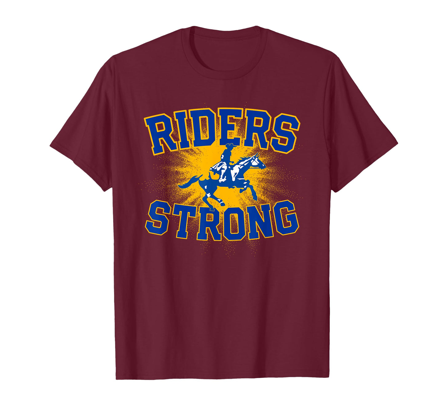 Caesar Rodney Riders Logo Strong Flag HS T-Shirt
