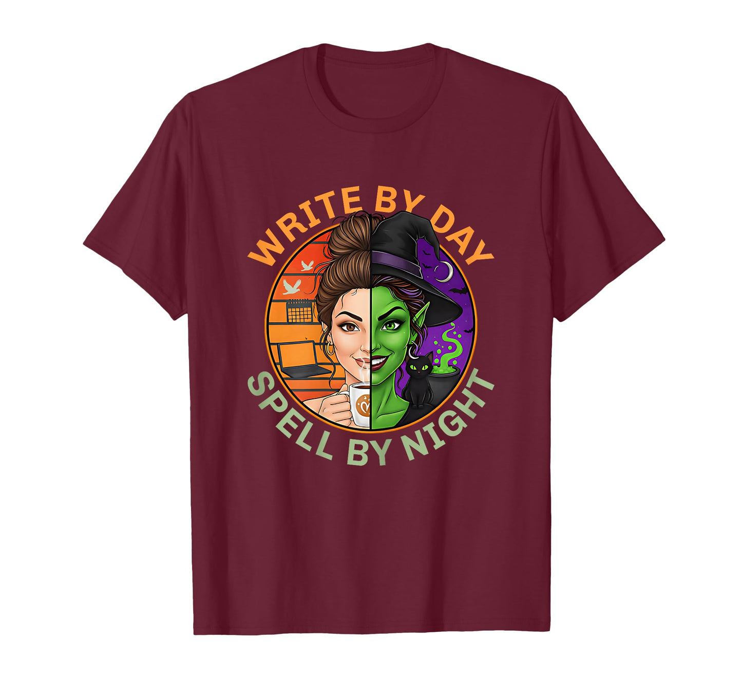 Halloween Writers s Witch Life Alter Ego s Lady Spellcaster T-Shirt