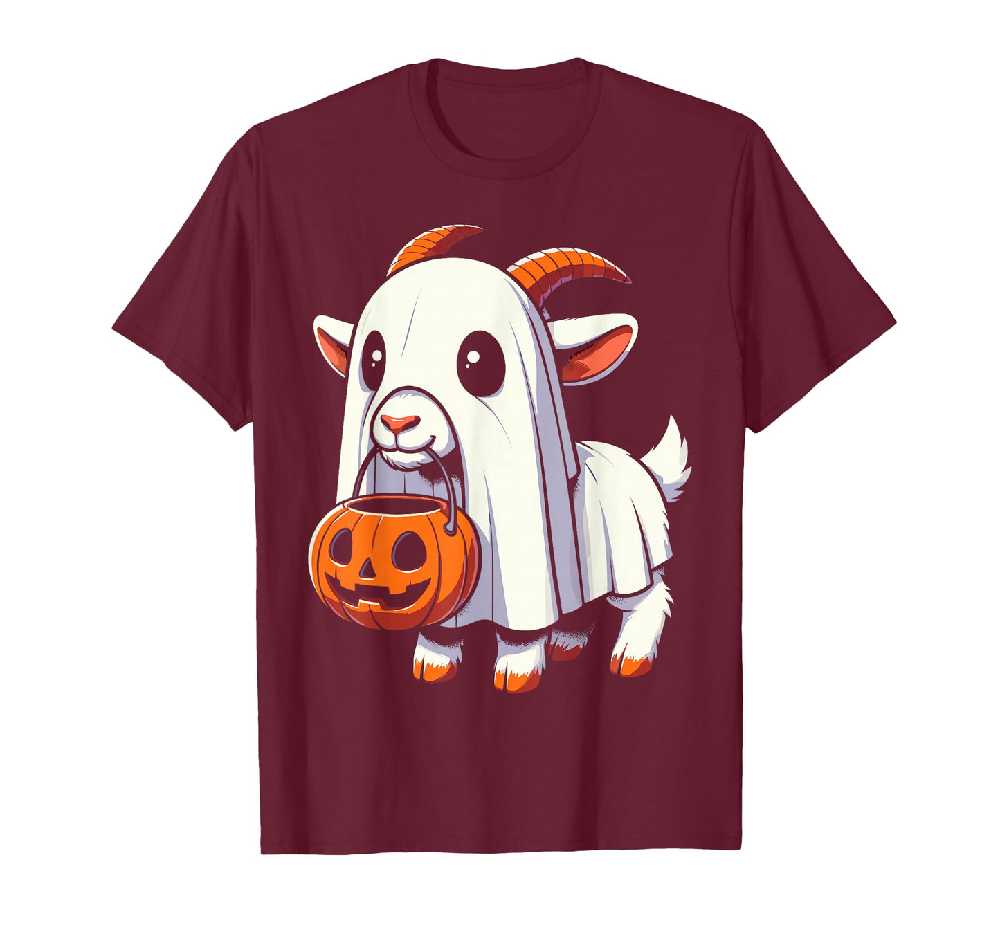 Halloween Cute Goat Ghost T-Shirt