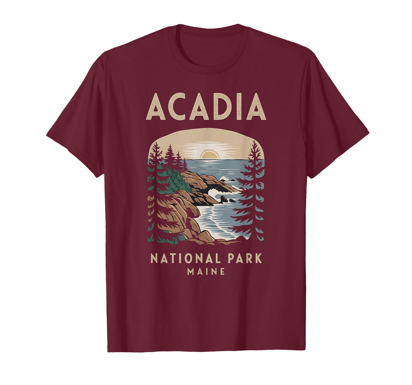 Acadia National Park Maine Scenic View T-Shirt