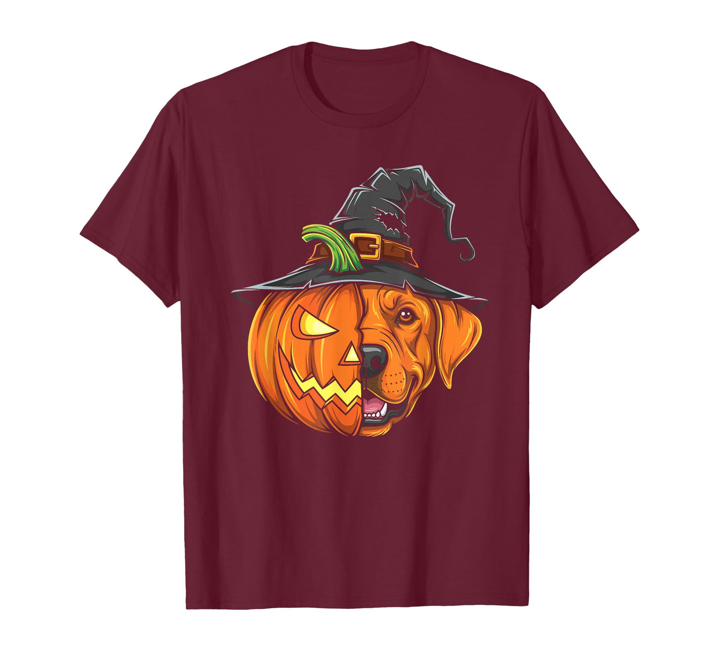 Labrador Retriever Dog Pumpkin Halloween Kids Mens Womens T-Shirt