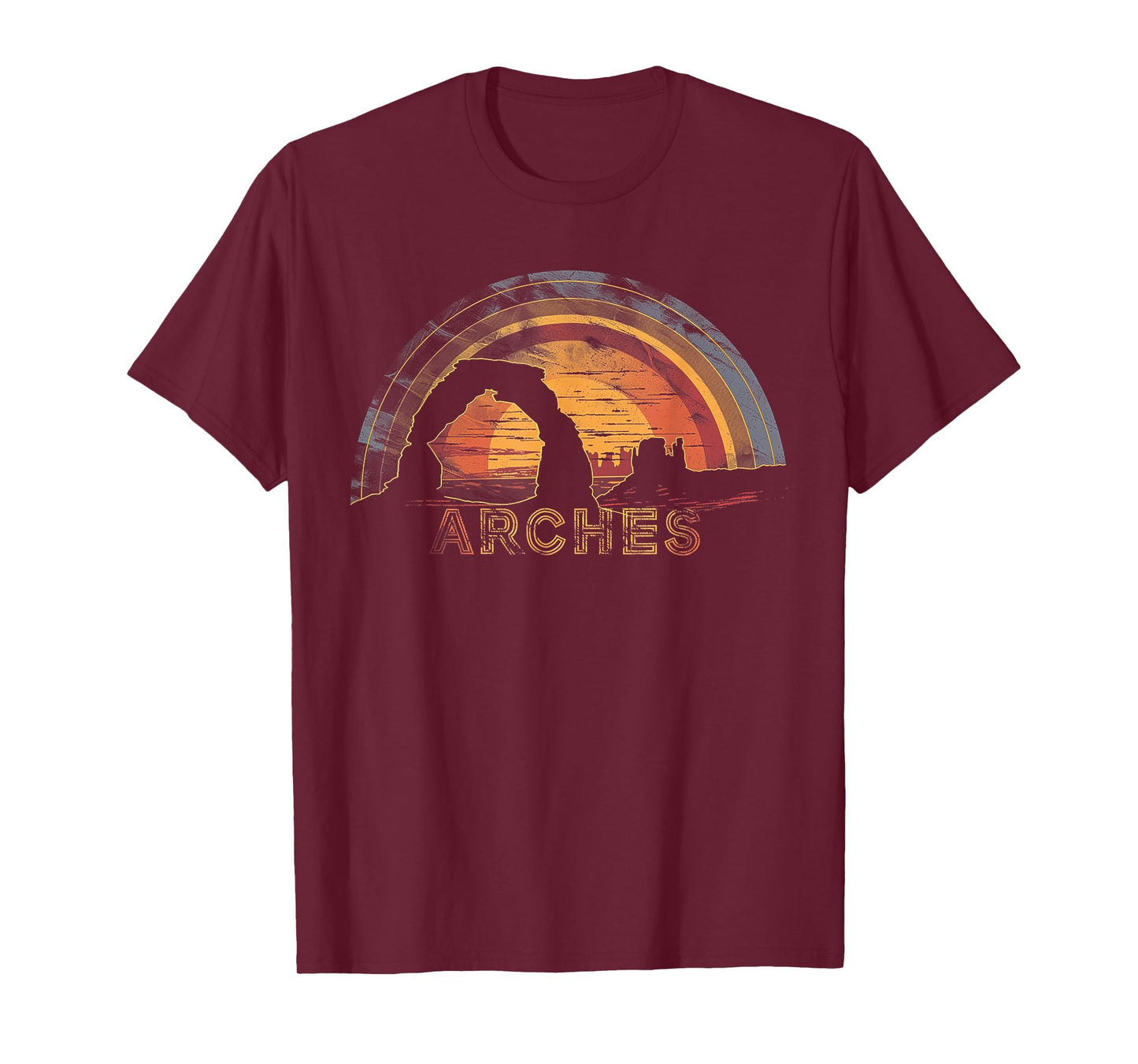 Arches - US National Park Vintage Men Women Kids Retro T-Shirt
