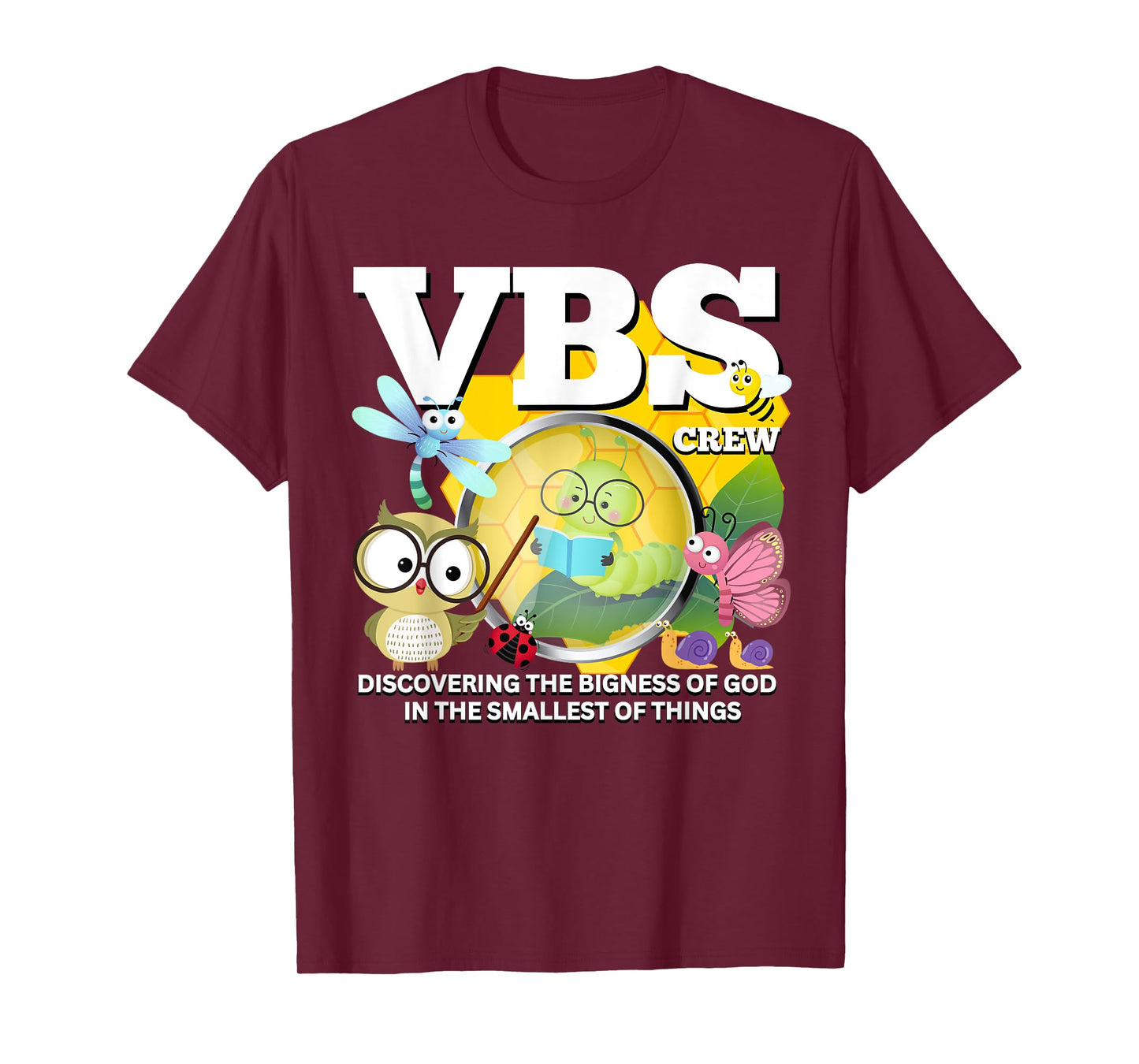 VBS Crew Magnified Nature Bible School Christian Staff Team T-Shirt
