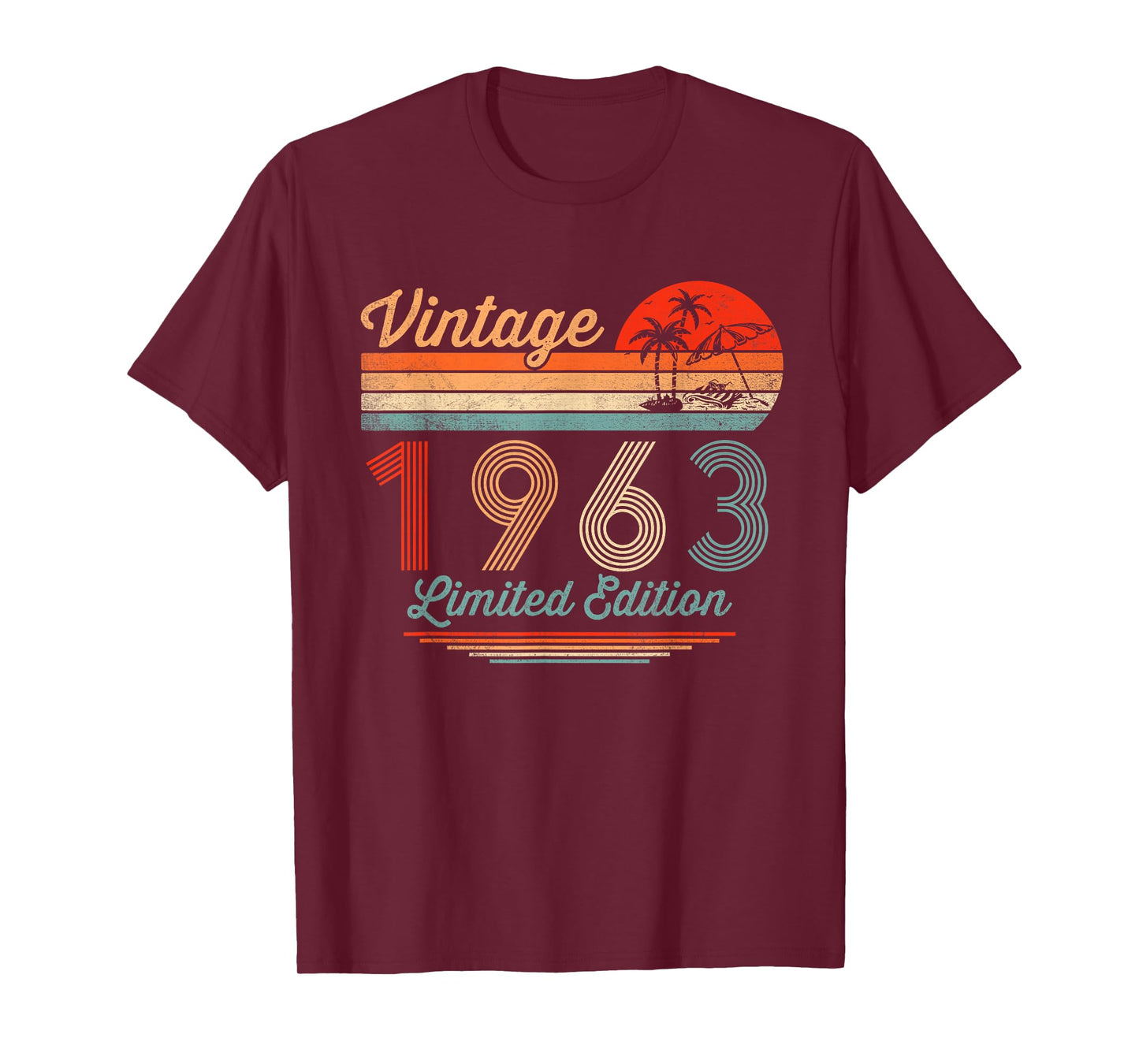 Vintage 1963 Limited Edition 62 Year Old Gifts 62nd Birthday T-Shirt