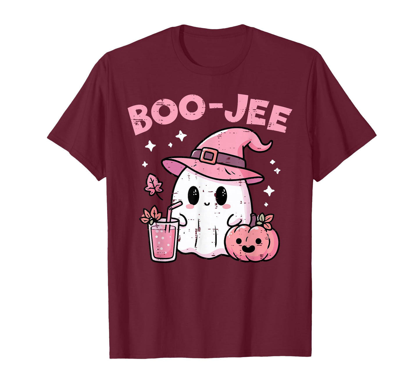 Halloween Bougie Ghost Boo Jee Boujee Costume Women Girls T-Shirt