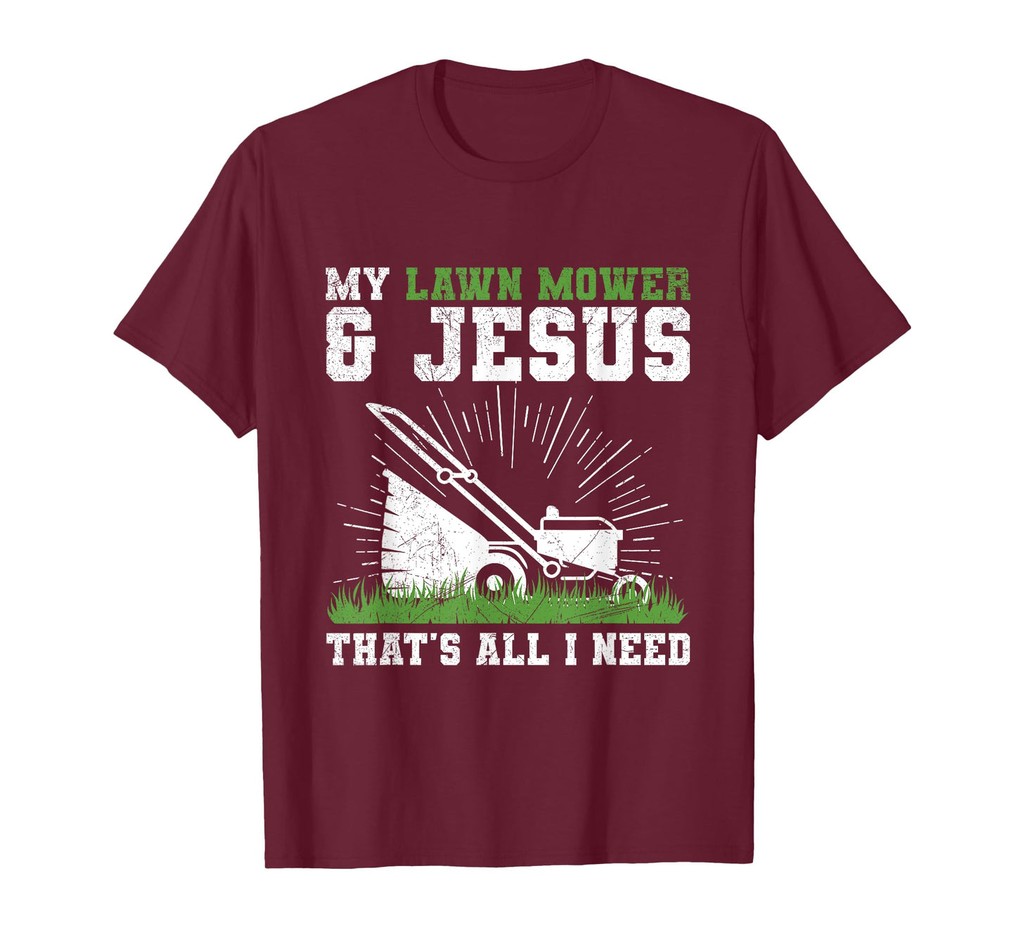 Garden Lawn Mowing Design for a Lawn Caretaker T-Shirt