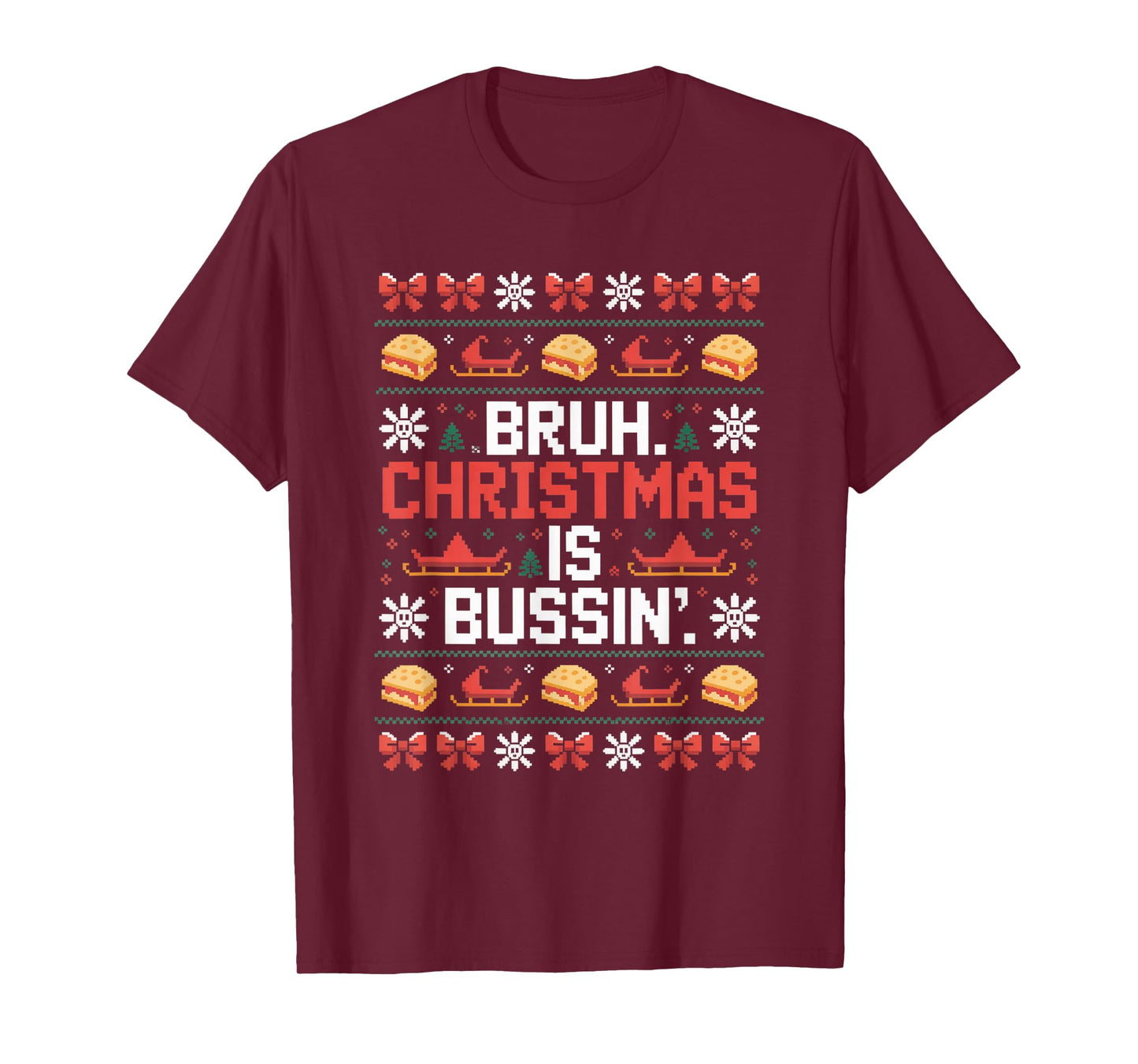 Funny Gen Alpha Gen Z Slang Funny Christmas Sweater T-Shirt