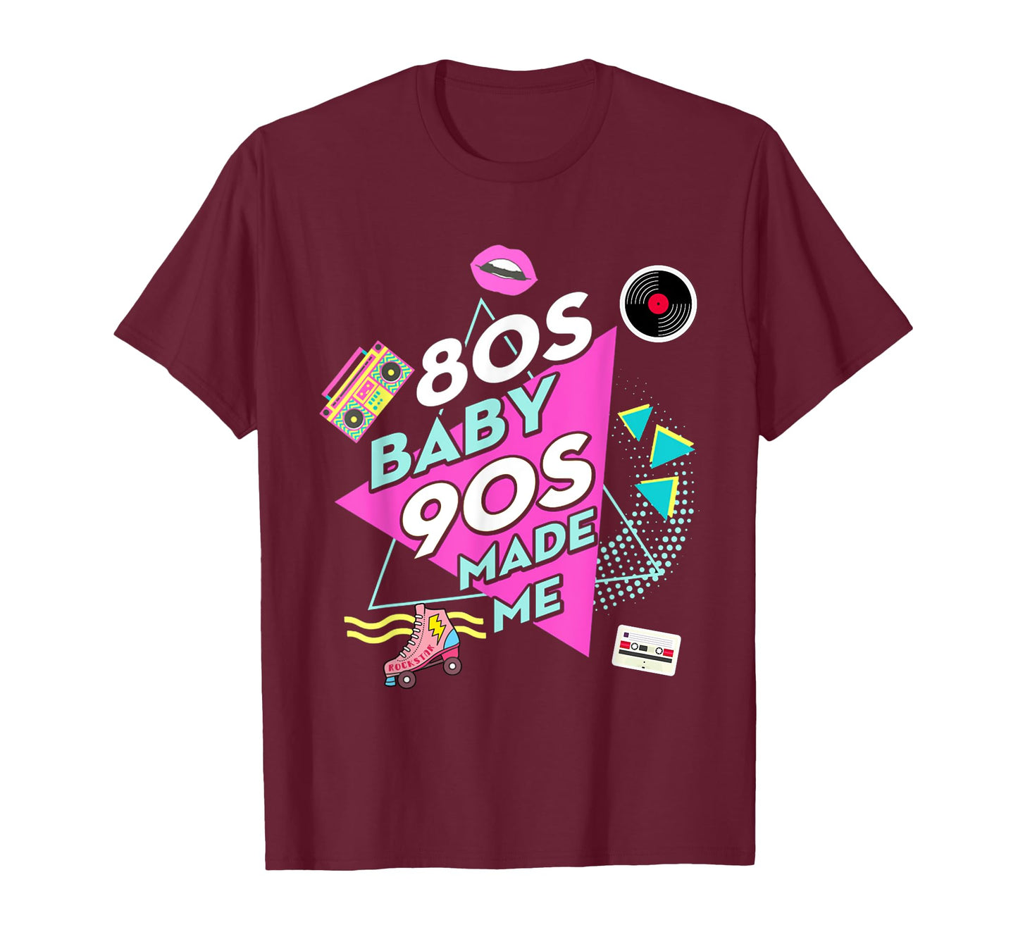 1980s 80's Baby 1990s 90's Outfit Costume Retro Party Theme T-Shirt