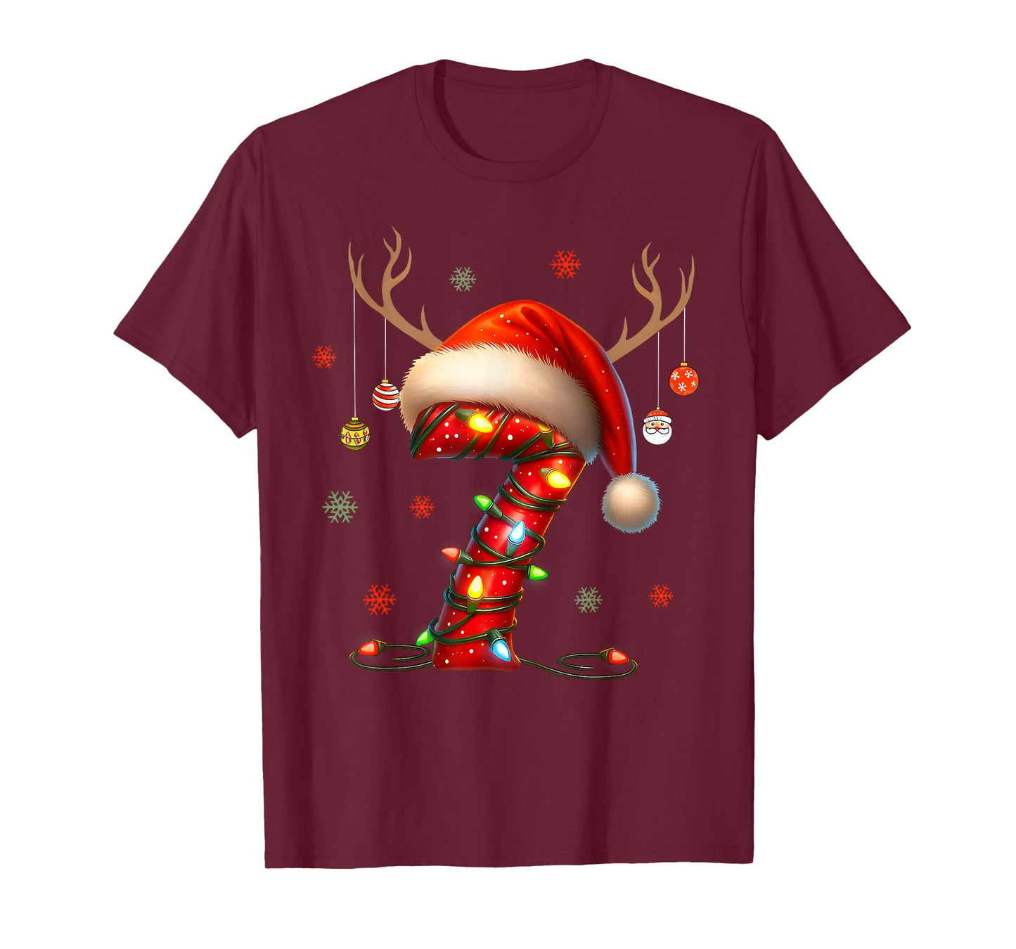 6 7 Six Seven Gen Z Alpha Merry Christmas Holiday Couples T-Shirt