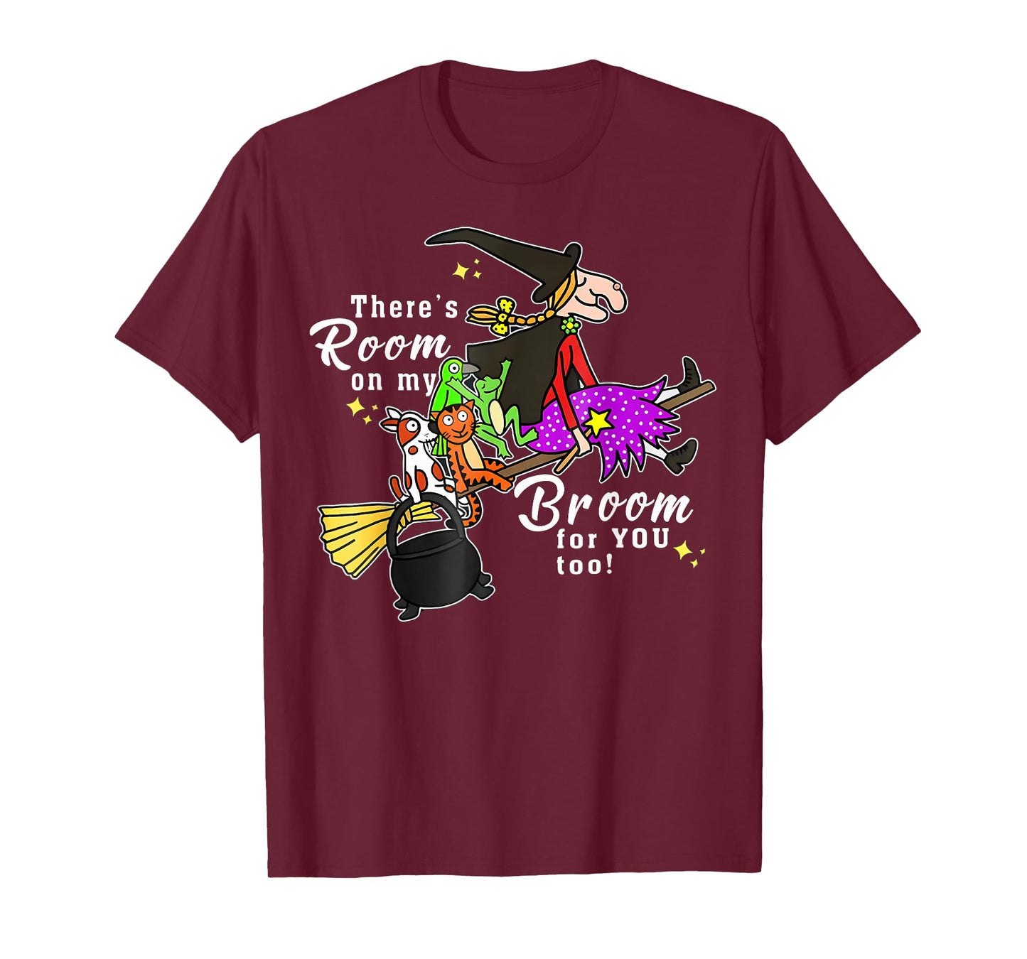 There'S Room On My Broom For You Too Teacher Halloween T-Shirt