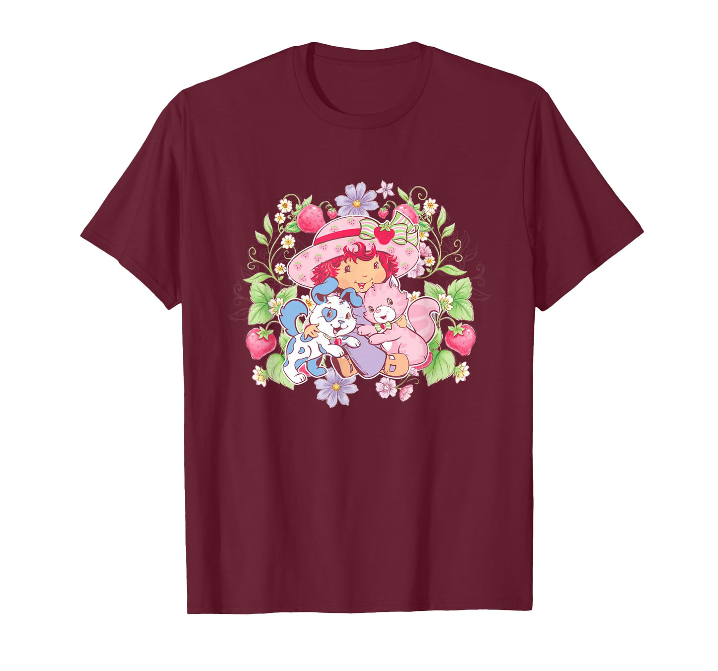 Strawberry Shortcake Summer Flowers & Sweet Pets T-Shirt