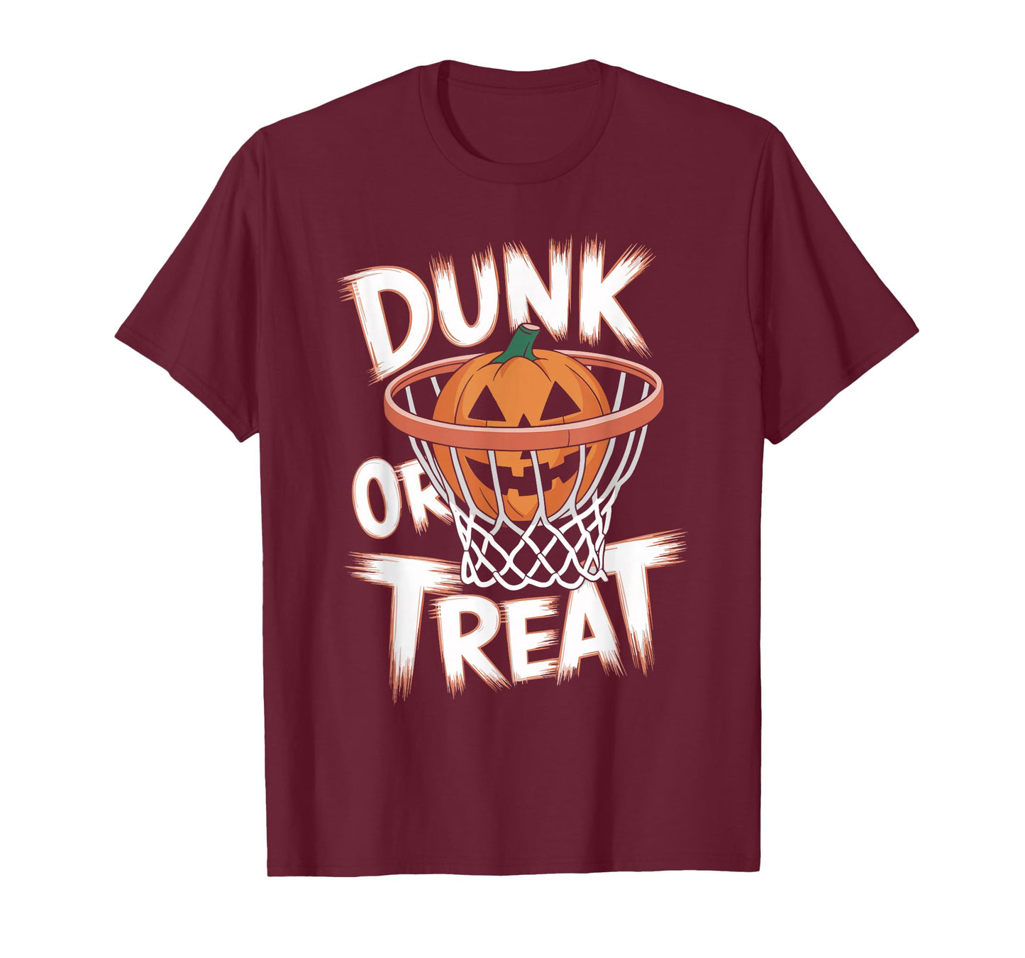 Dunk or Treat Halloween Basketball T Shirt Spooky Basketball T-Shirt