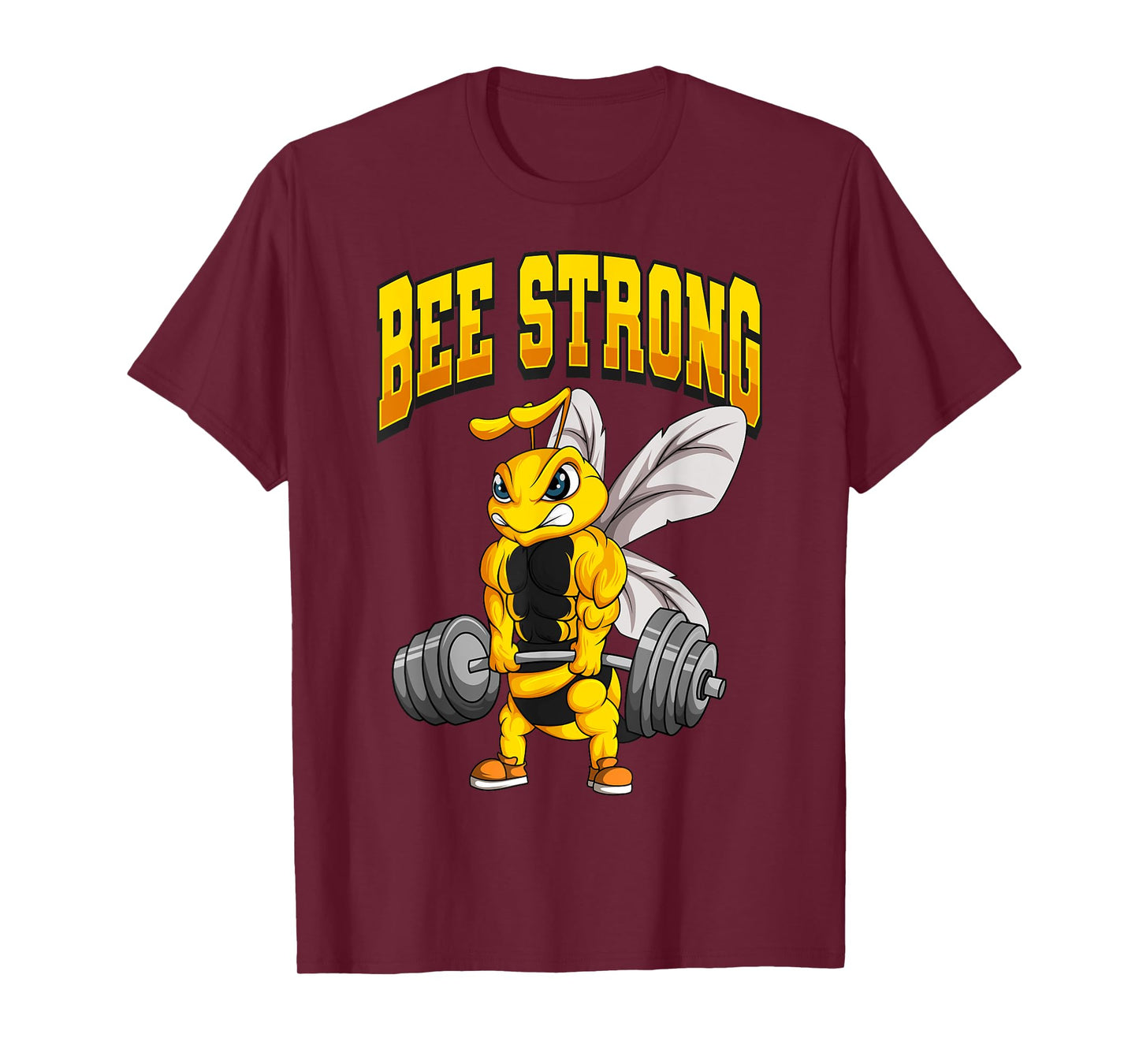 Bee Strong Gym Fitness Bodybuilding T-Shirt