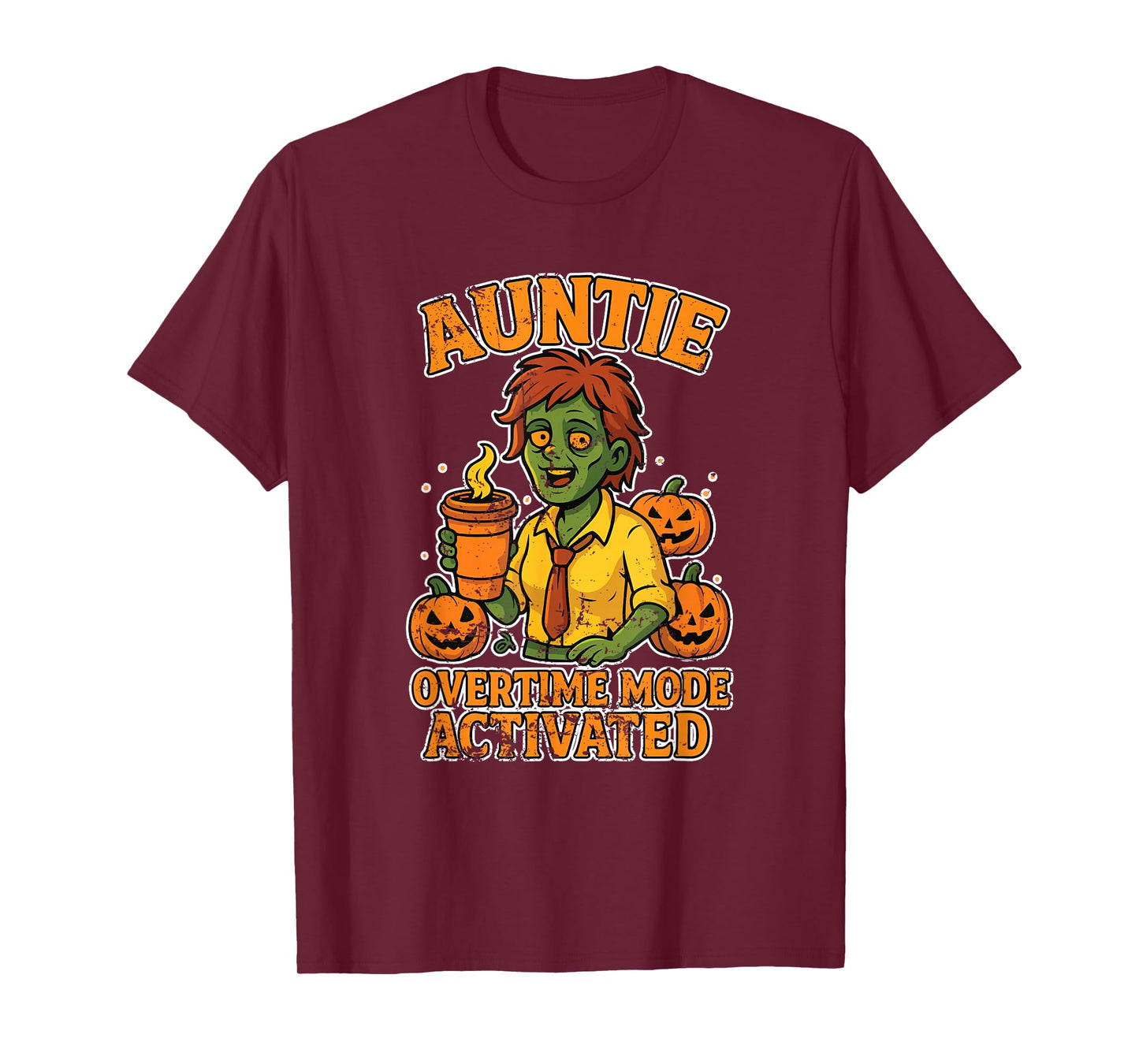 Auntie Overtime Mode Activated T-Shirt