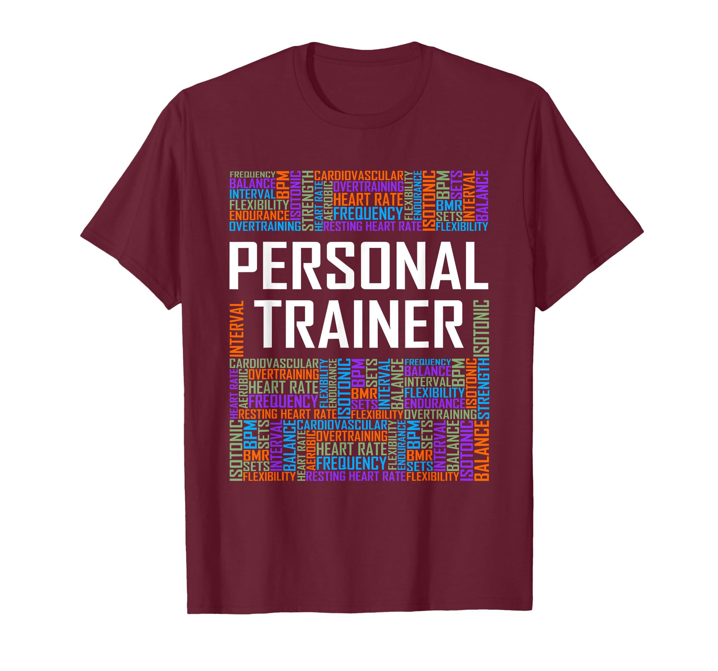 Funny Personal Trainer Words Gift Gym Coach Training Gifts T-Shirt