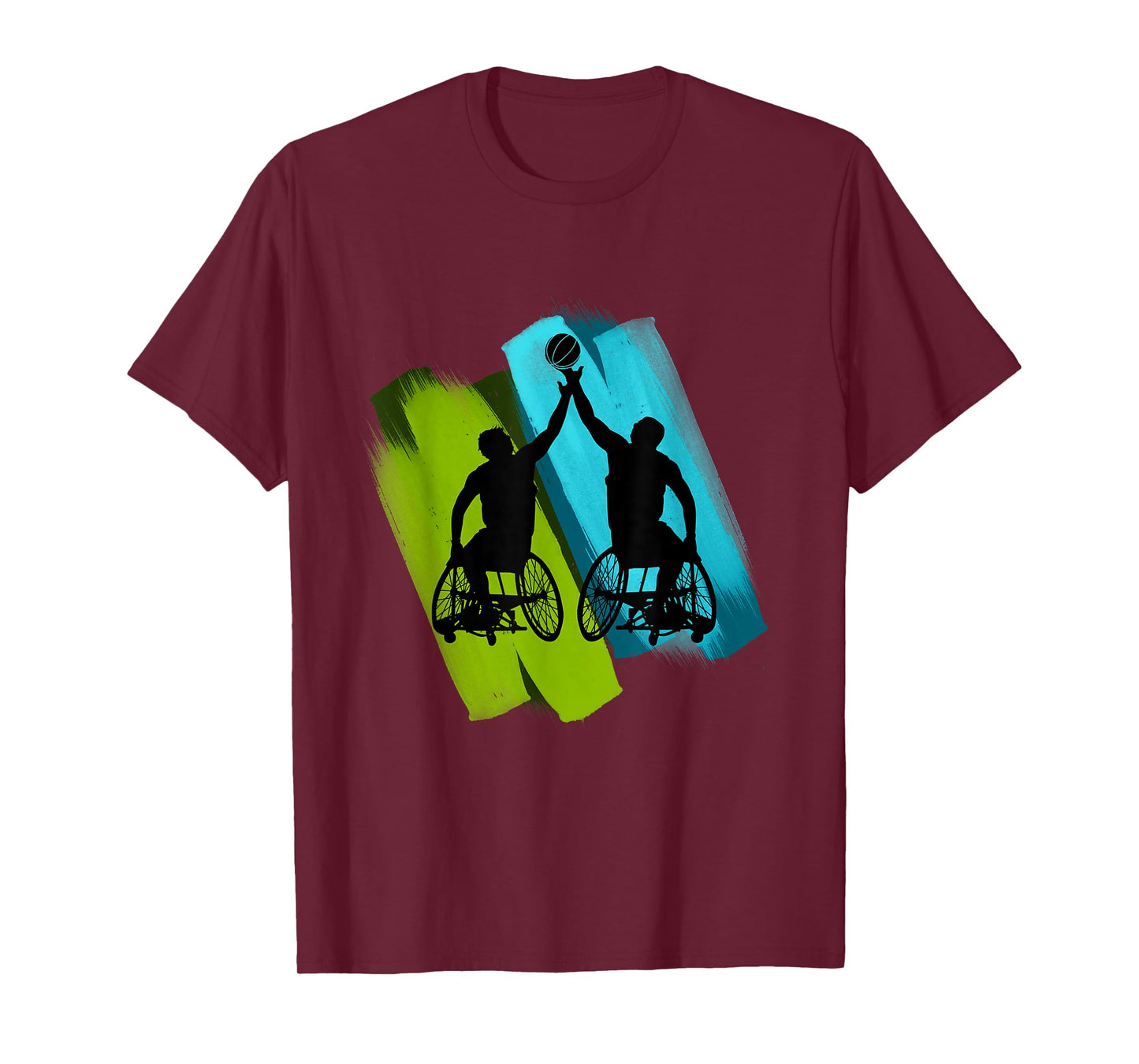 Cool Wheelchair Basketball Game T-Shirt