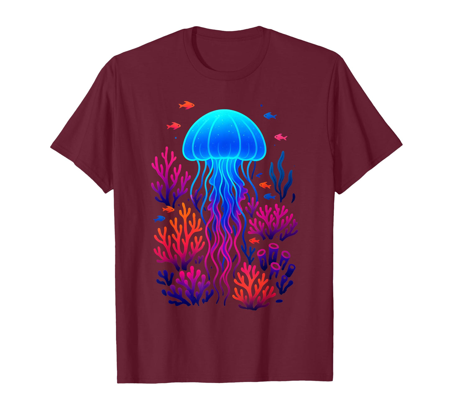 Glowing Jellyfish Ocean Adventure Gift for Sea Lovers T-Shirt