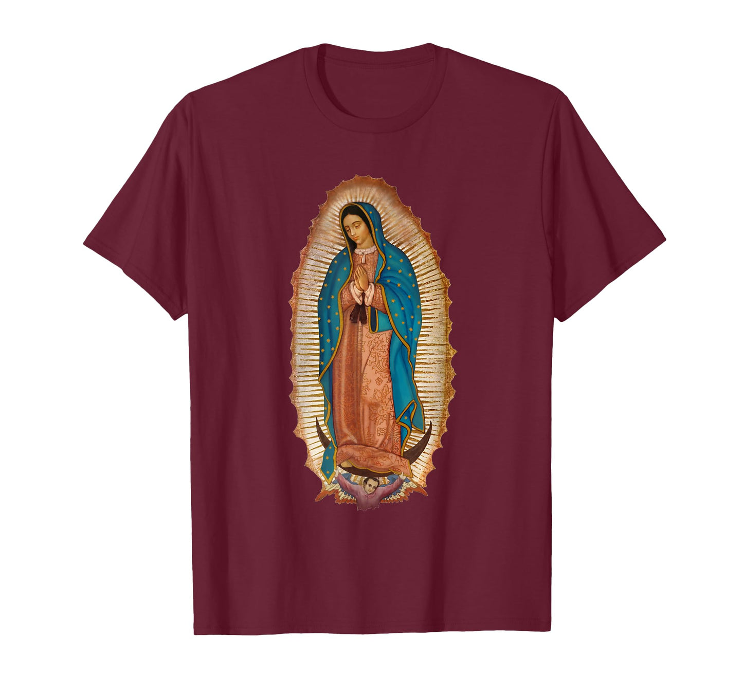 Virgen De Guadalupe Sant Mary Mexico Shirts For Women T-Shirt