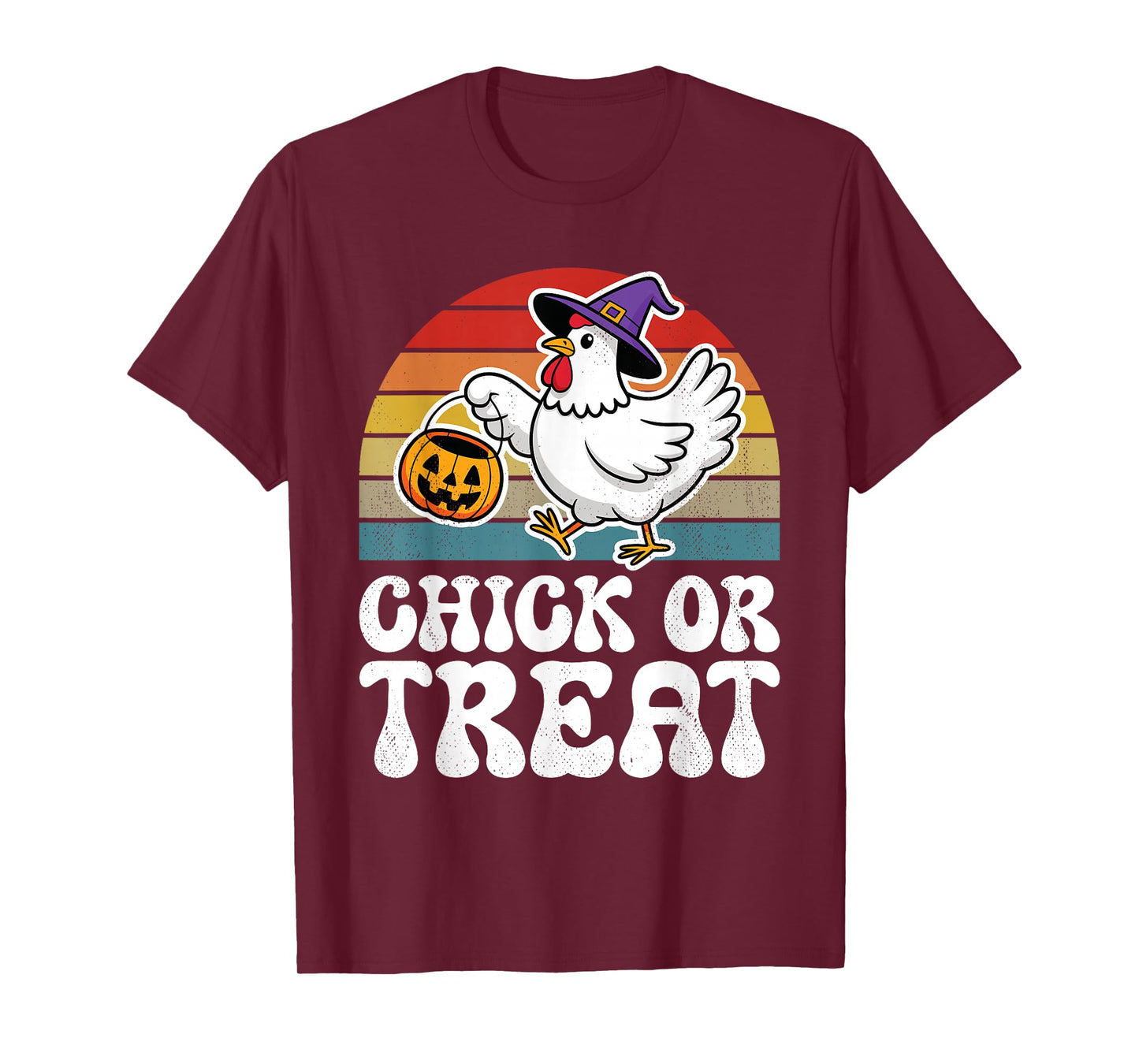 Chick Or Treat Cute Halloween Chicken T-Shirt