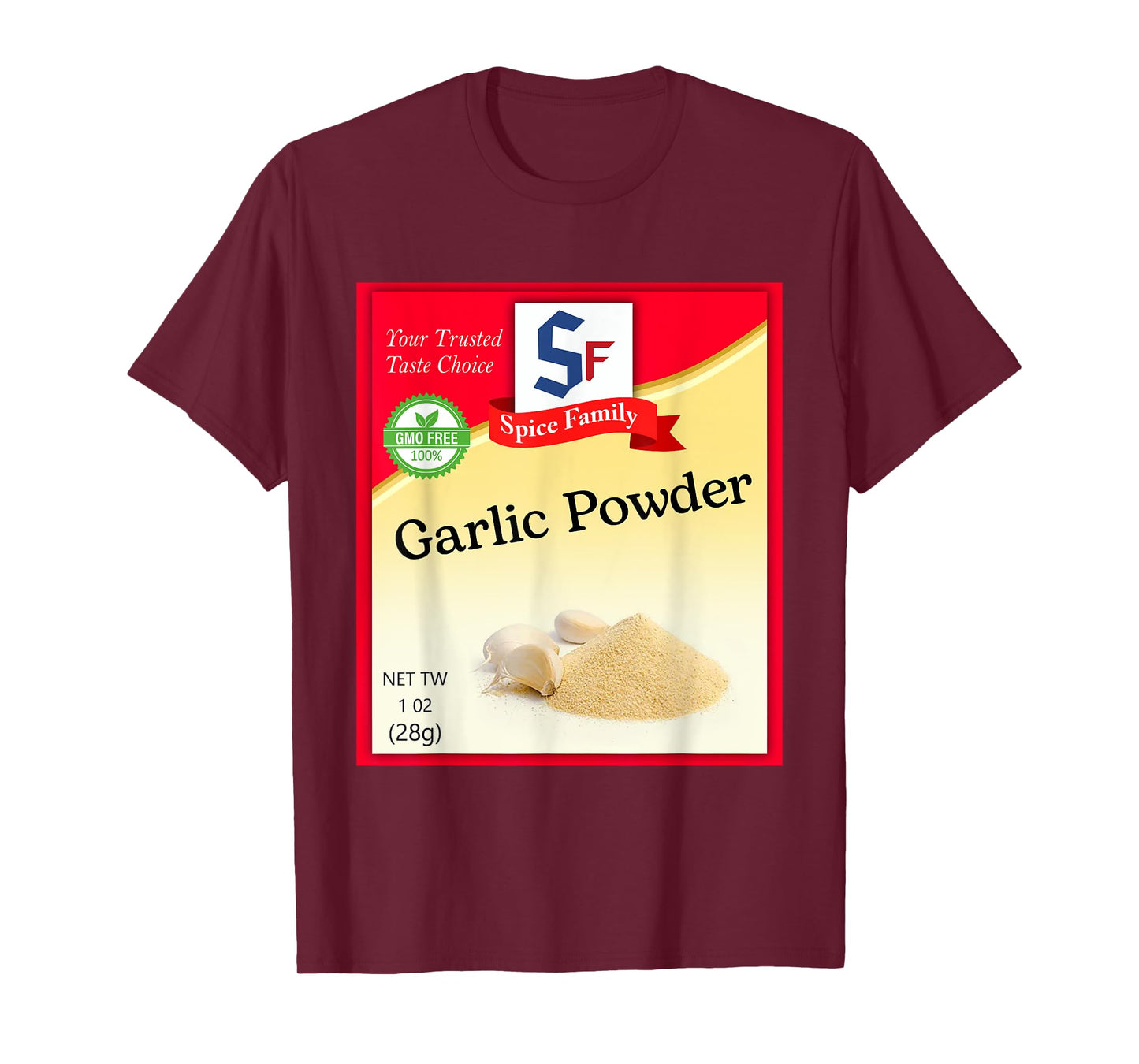 Garlic Powder Condiment Costume Holiday Spice Costumes T-Shirt