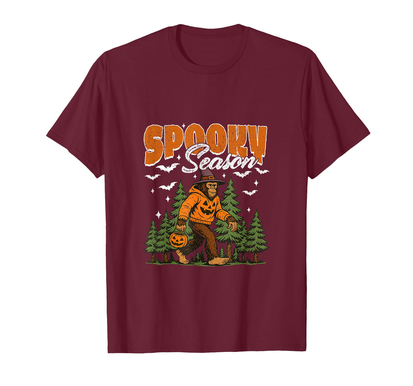 Spooky Season Retro Happy Halloween Ghost T-Shirt