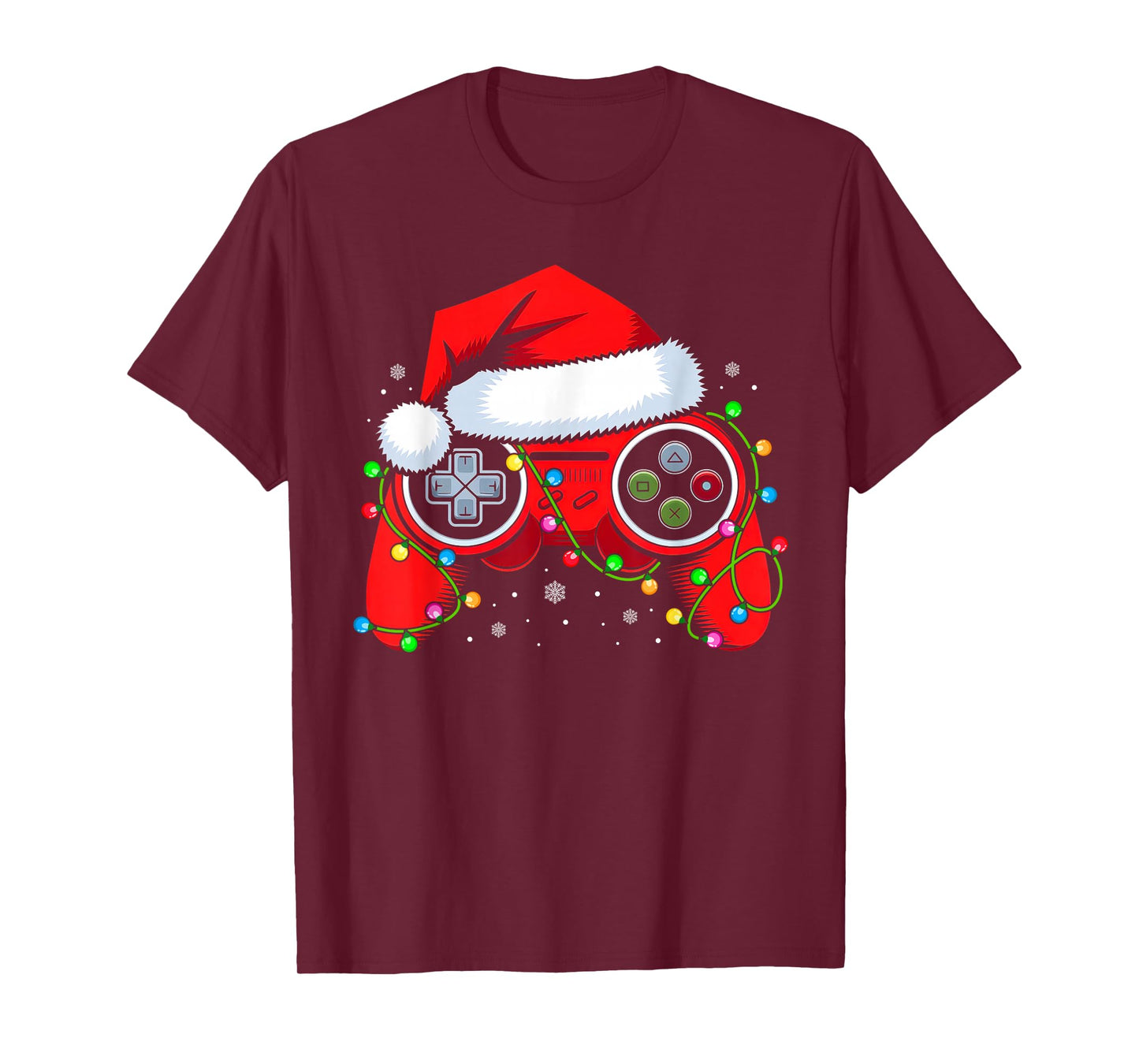 Christmas Gamer Controller Xmas Boys Kids Youth Men Teen T-Shirt