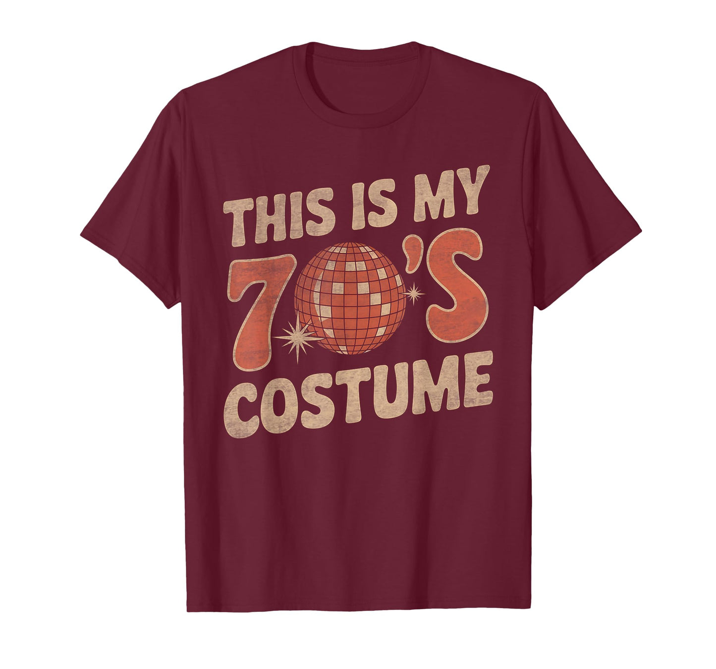 This is My 70s Costume 1970s Fashion Retro Halloween T-Shirt