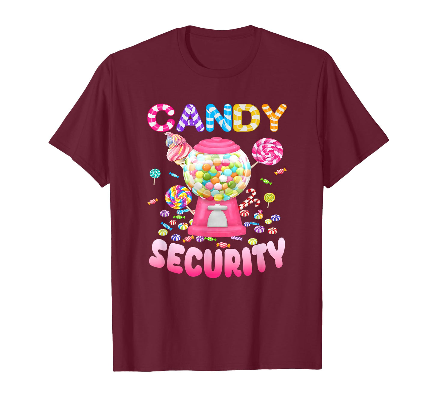 Candy-Security Candyland Costume Kids Teens Adult T-Shirt