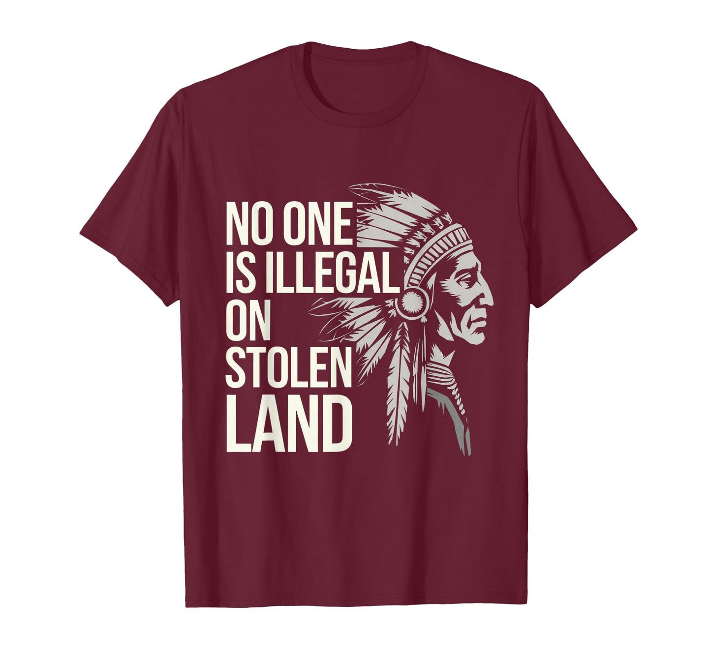 No One is Illegal On Stolen Land Native Americans Vintage T-Shirt