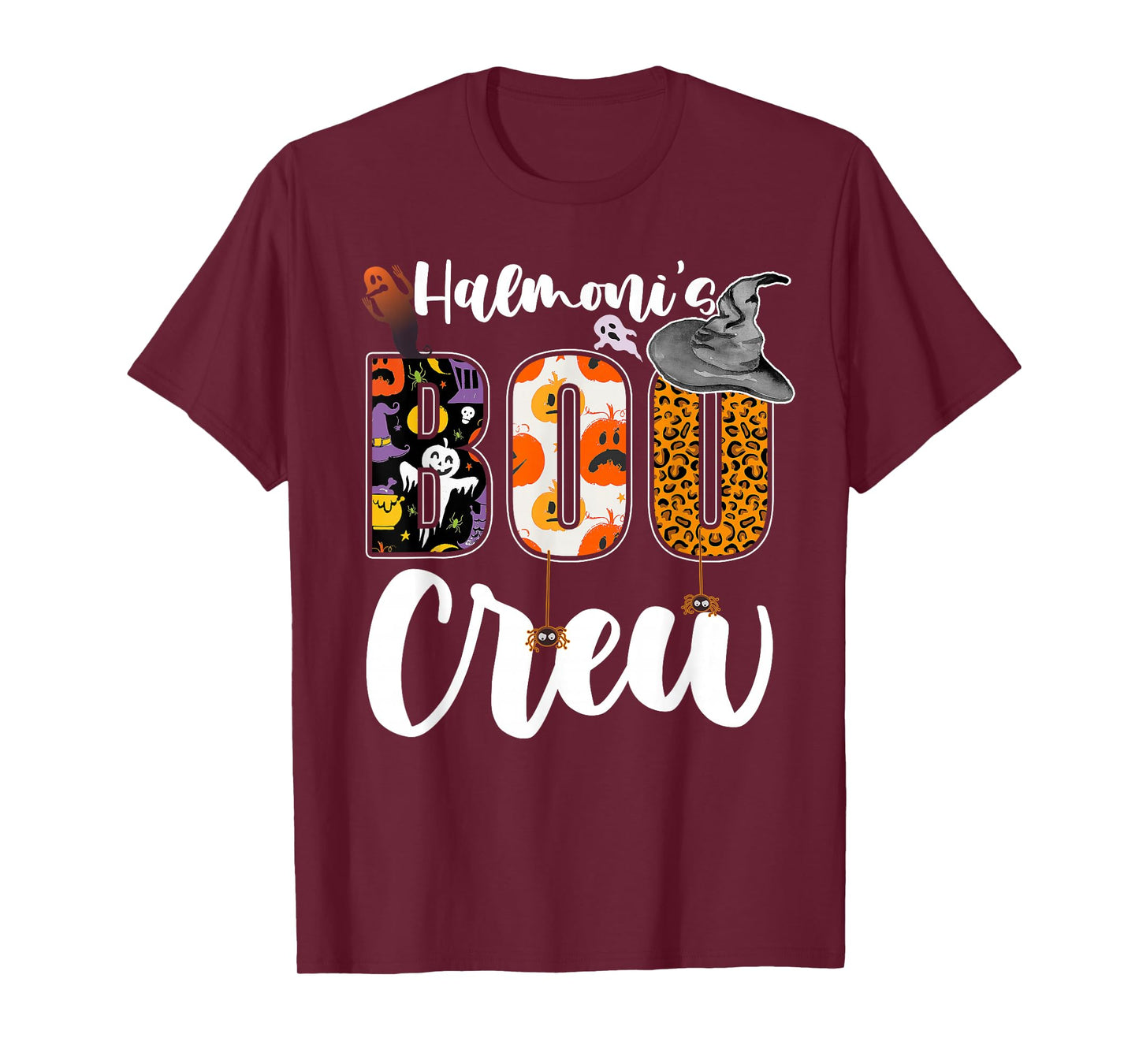 Halmoni's Boo Crew Halloween Grandma Grandkids Matching T-Shirt