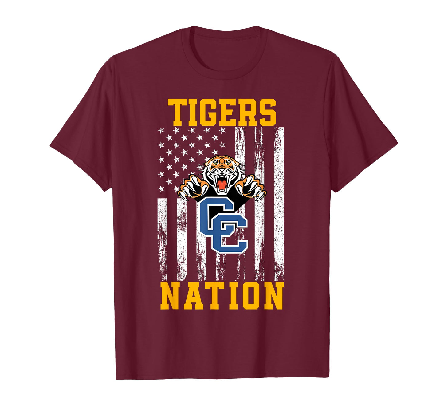 Caldwell County Tigers Logo Nation HS T-Shirt