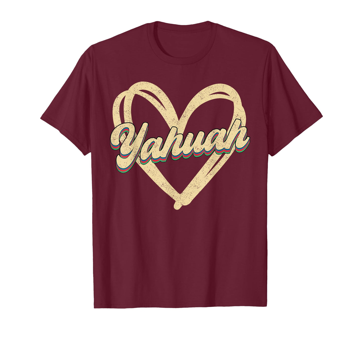 Yahuah Family Name I Love Yahuah Personalized Vintage T-Shirt