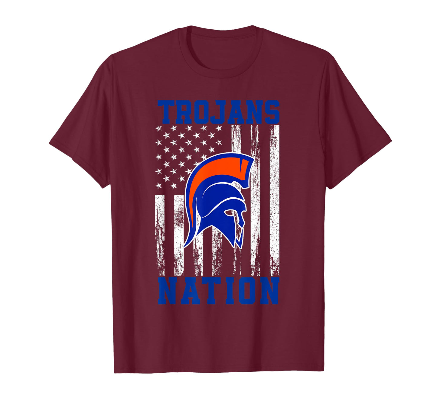 James Island Charter Trojans Logo Nation HS T-Shirt