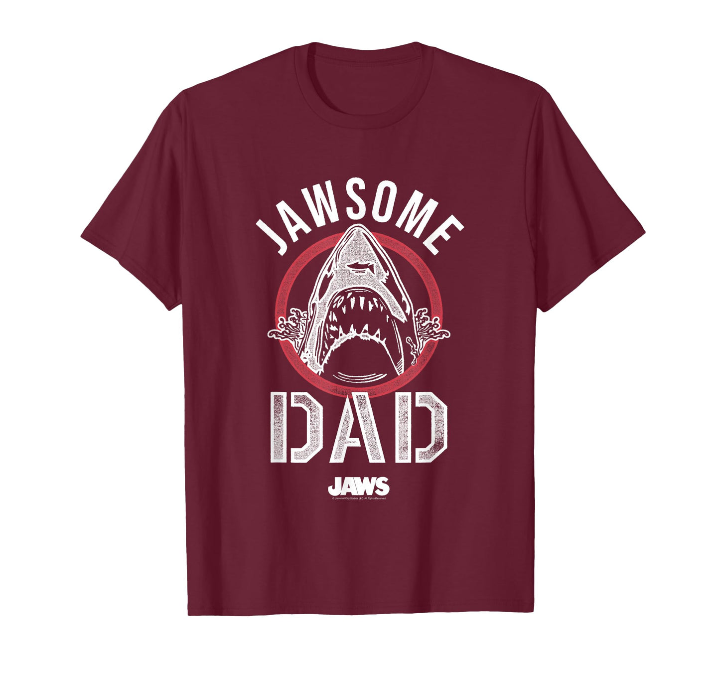 Jaws Father's Day Jawsome Dad Vintage Logo T-Shirt
