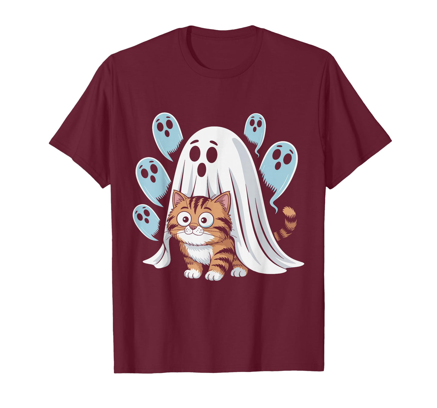 Cat Meme Funny Spooky Halloween Kitty T-Shirt