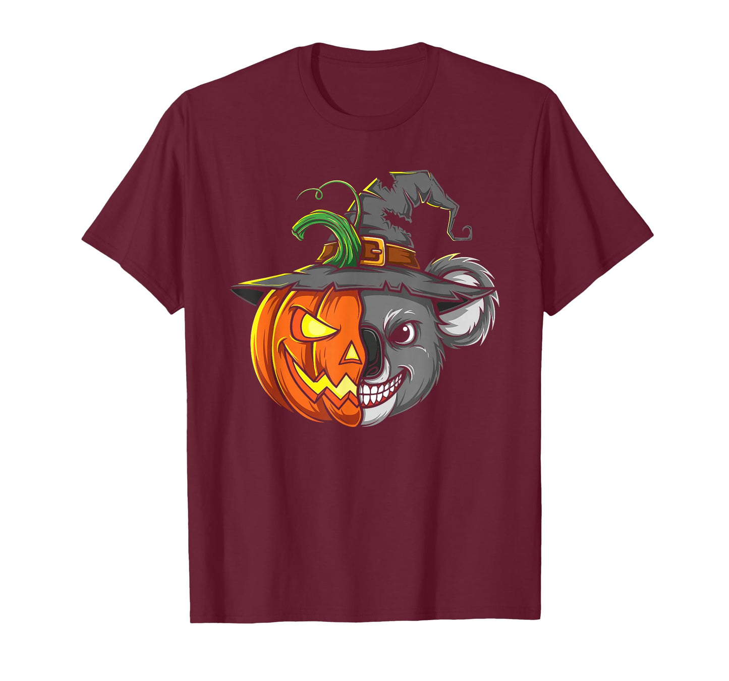 Koala Pumpkin Jack O Lantern Halloween Kids Mens Womens T-Shirt