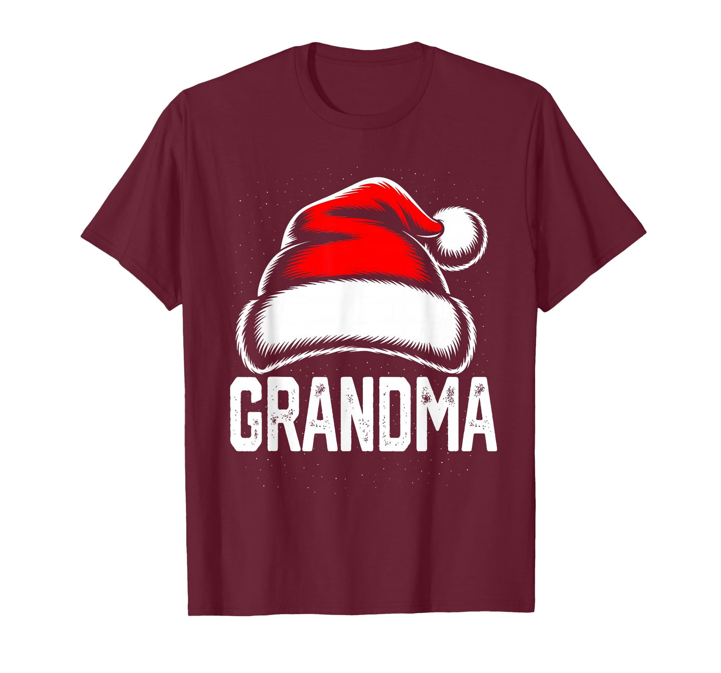 Grandma Santa Christmas Family Matching Pajamas Xmas Squad T-Shirt