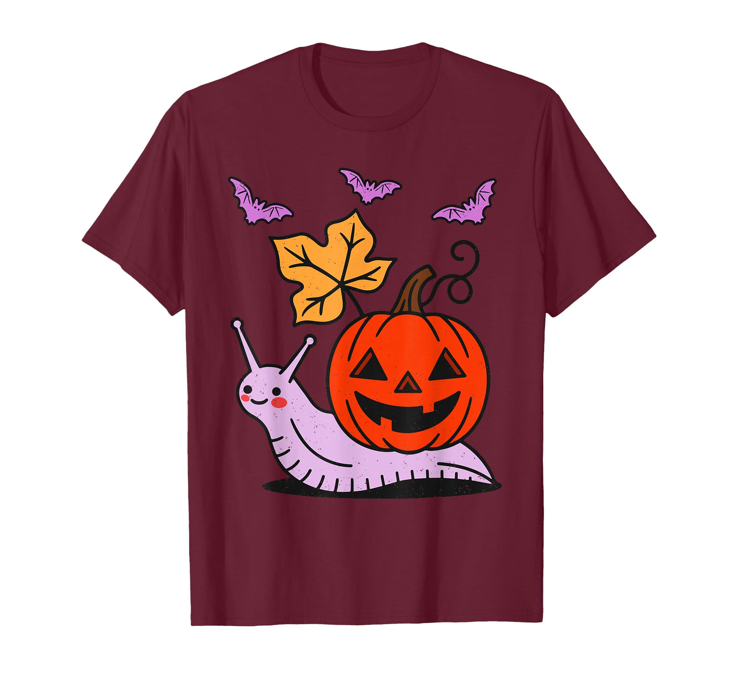 Pumpkin Snail Halloween Cute Jack O Lantern Spooky Season T-Shirt