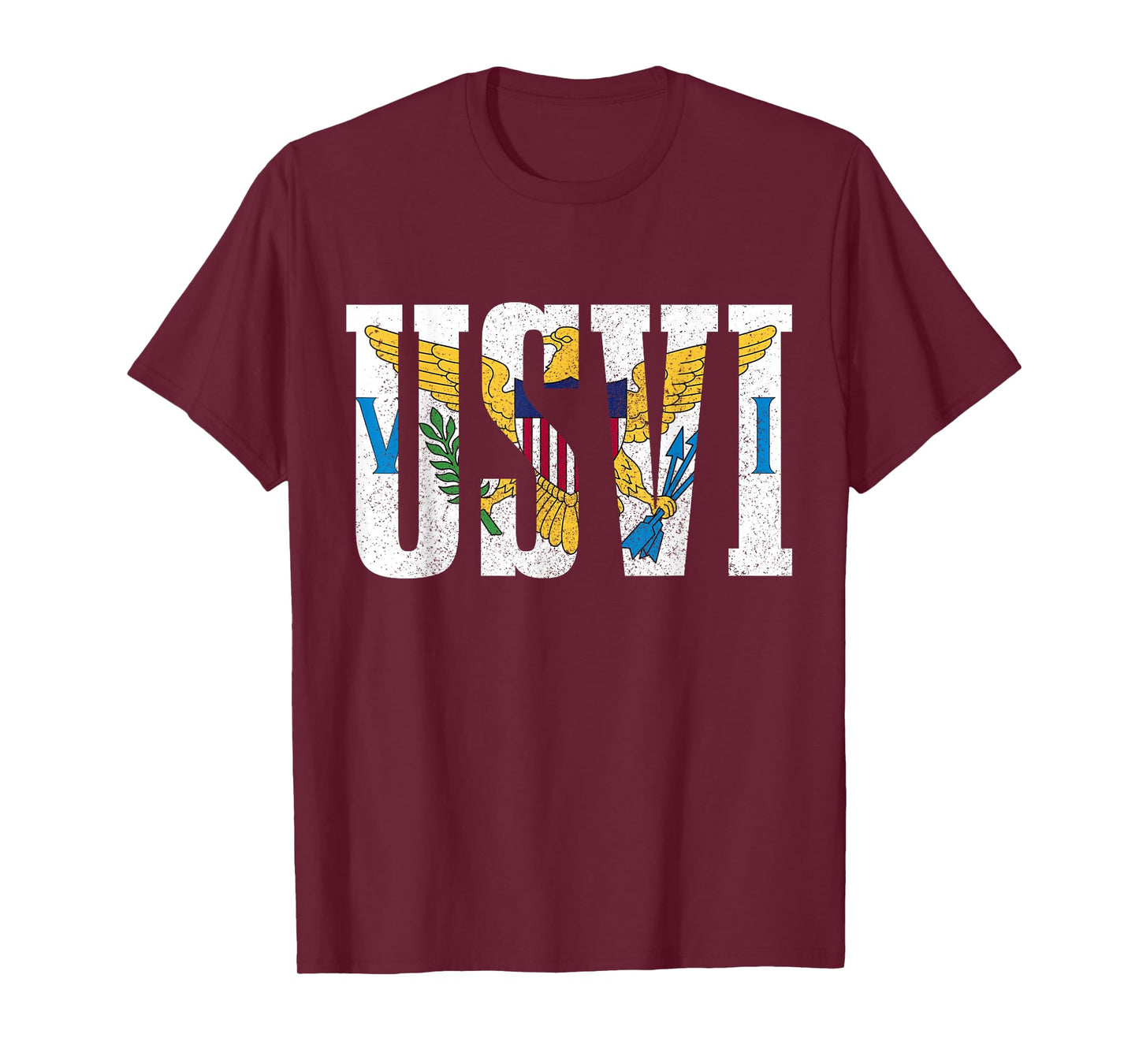 US Virgin Islands USVI Flag Pride Souvenir T-Shirt