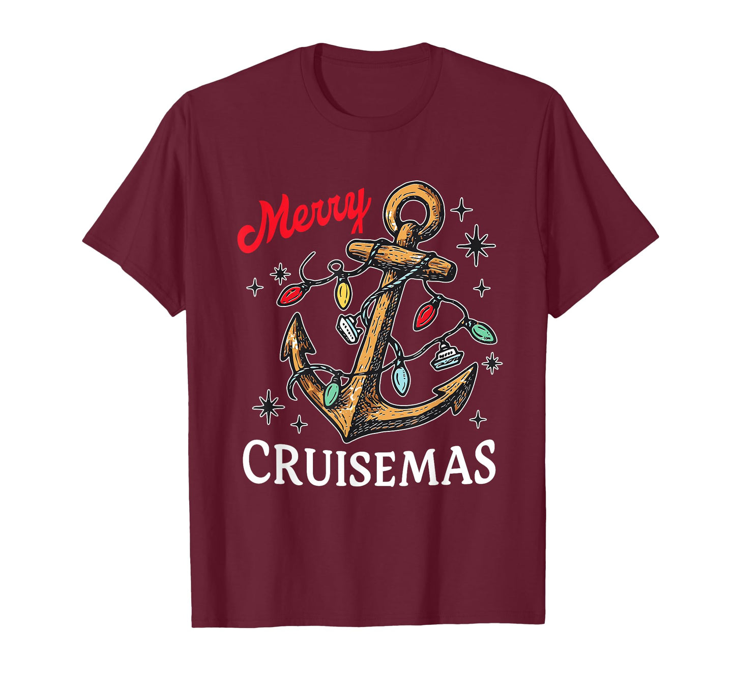 Merry Cruisemas Cruise Ship Christmas Xmas Design T-Shirt