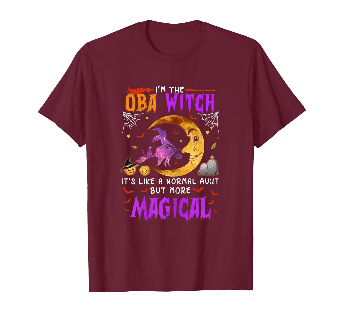 I'm Oba Witch Japanese Aunt Magical Halloween T-Shirt