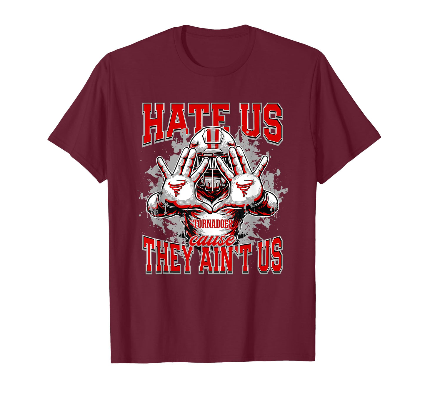 Bradford Tornadoes Logo Hate Us Cause They Ain't HS T-Shirt