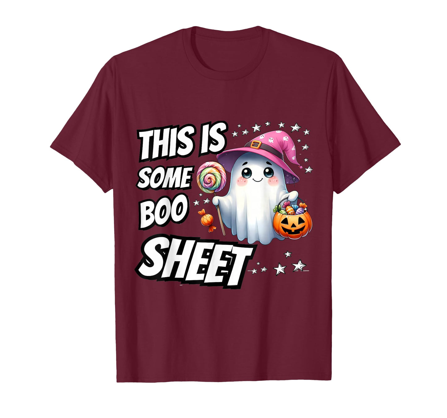 This is Some Boo Sheet Ghost Witch Funny Halloween Men Women T-Shirt