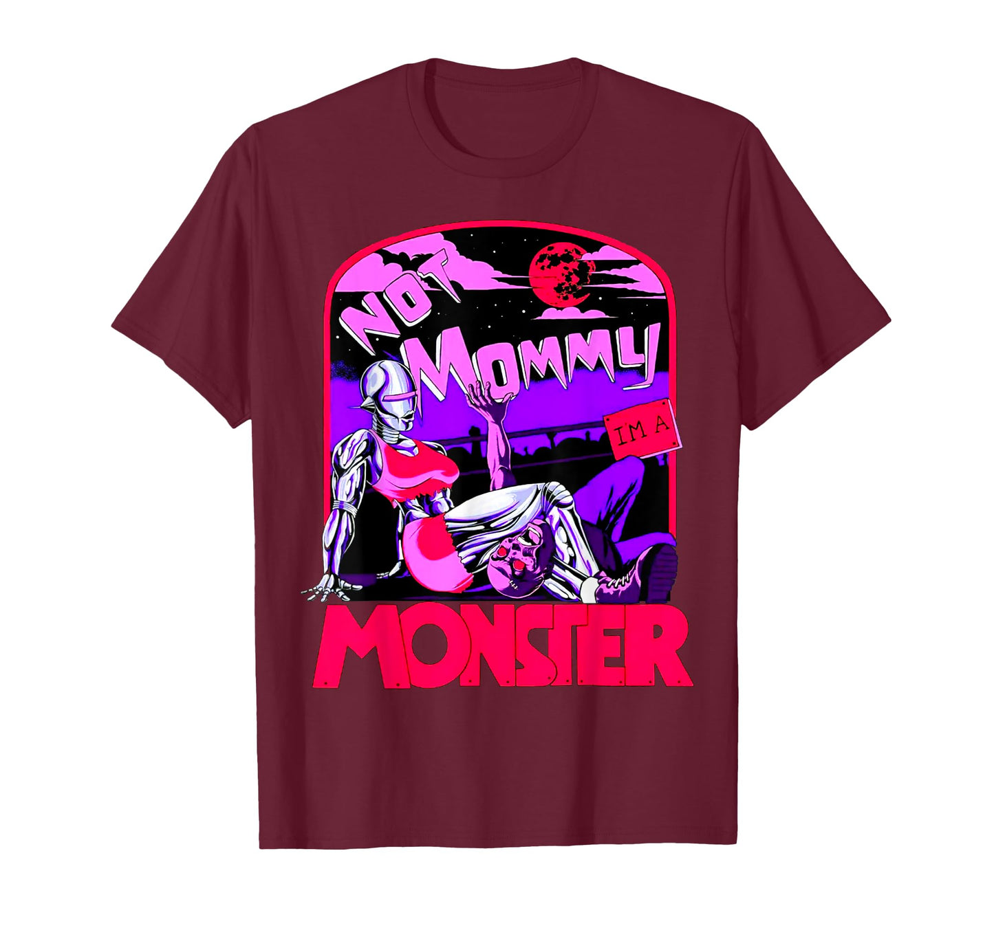 Funny Not Mommy I'm A Monster Workout Bodybuilding Fitness T-Shirt