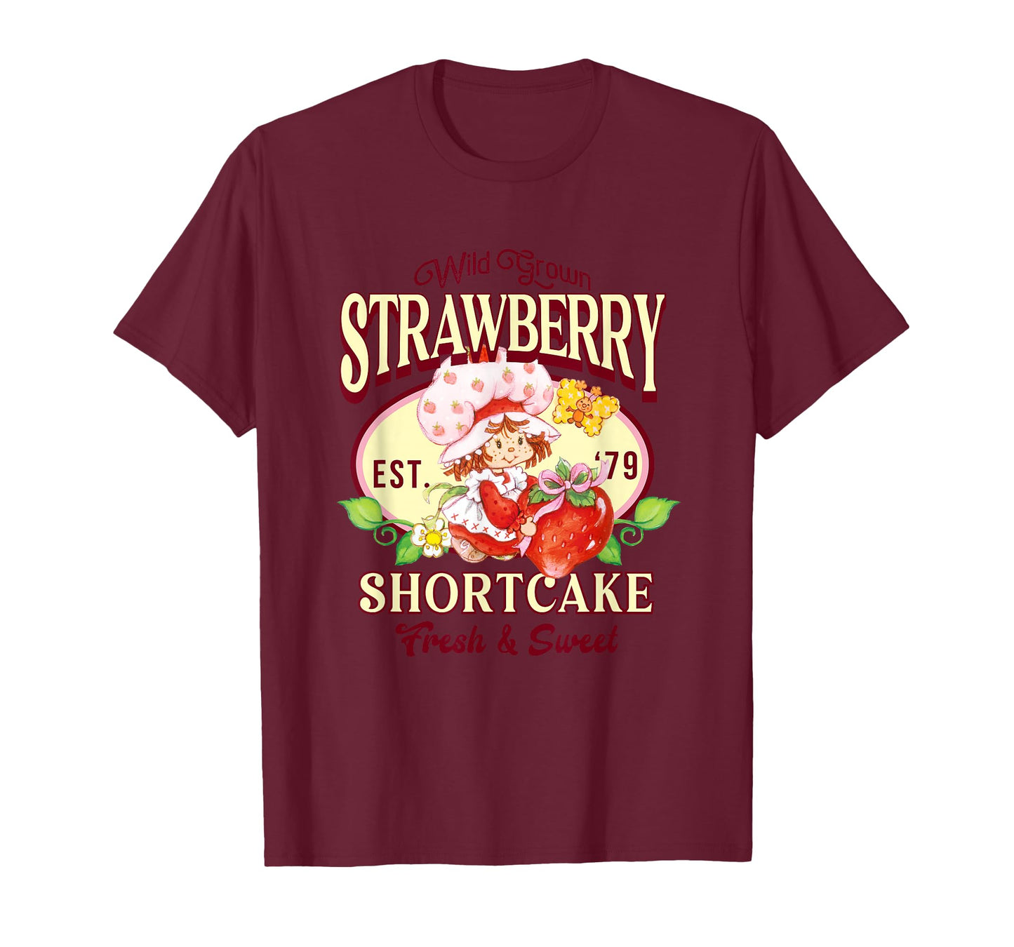 Strawberry Shortcake Vintage Wild Grown '79 Poster T-Shirt
