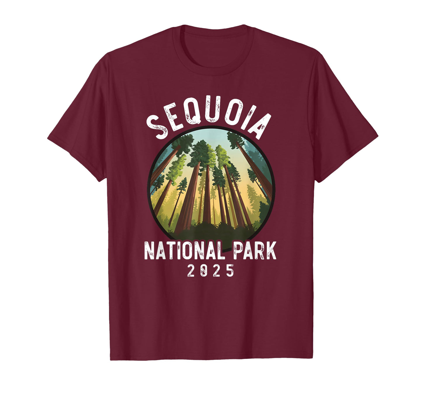 Sequoia National Park California 2025 Vintage Men Women Kids T-Shirt