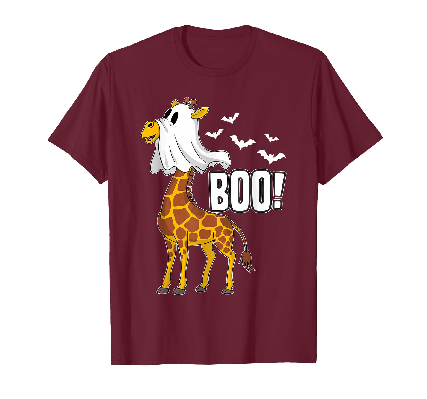 Giraffe Boo Halloween Costume Shirt for Men Women Kids T-Shirt